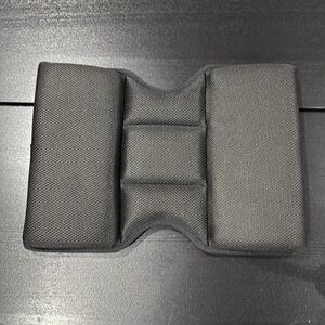 Black Cushioned Seat Pad for Lumbar Support